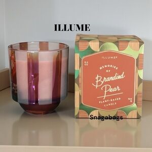 ILLUME Memories Of Brandied Pear 9.3 Oz Candle In decorative Glass With Gift Box